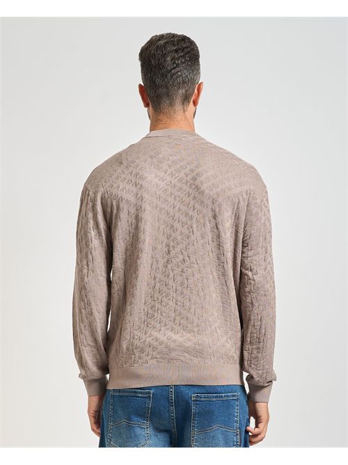 Men's Armani Exchange sweater in viscose blend ARMANI EXCHANGE | XM001316-AF10454U6107